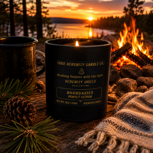 Boundaries Soy Candle — Protect Your Peace, Define Your Space