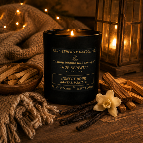 Honest Hour Soy Candle — Drop the Mask, Speak Your Truth